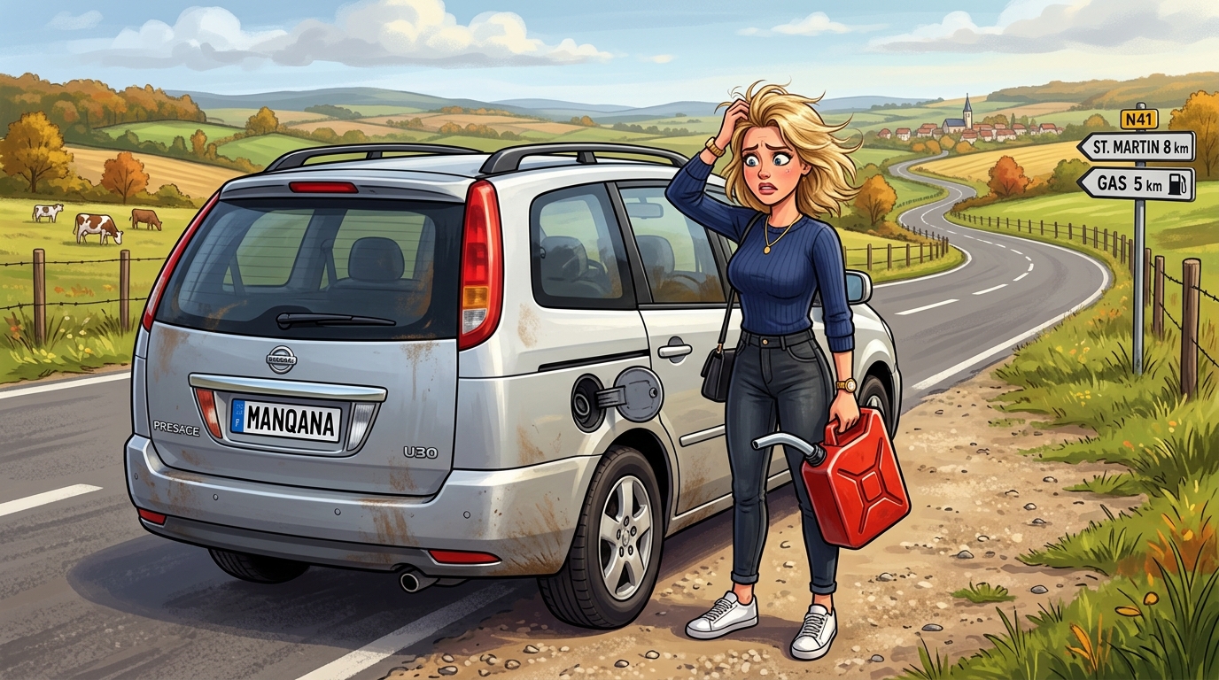 Nissan Presage. Как слить бензин из бака