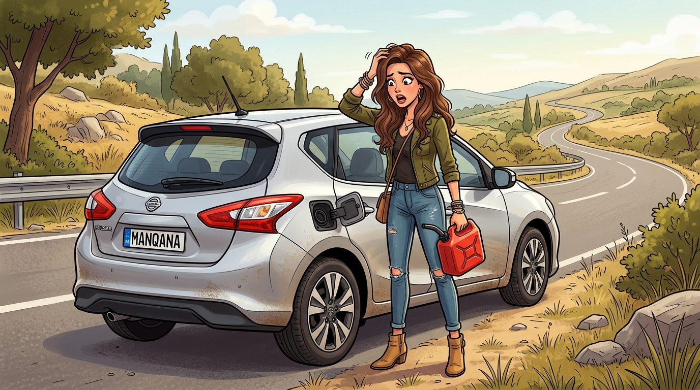 Nissan Pulsar. Как слить бензин из бака