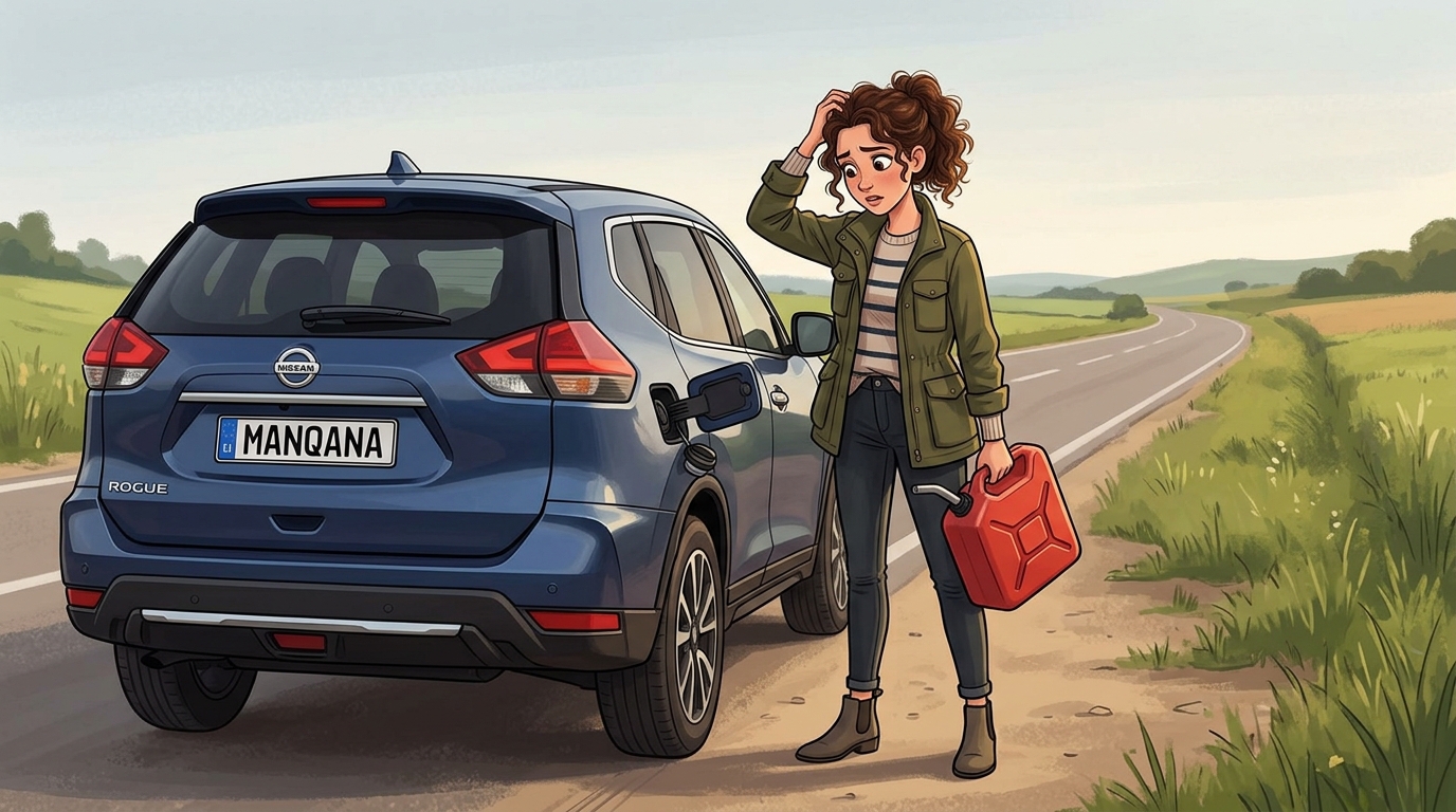 Nissan Rogue. Как слить бензин из бака
