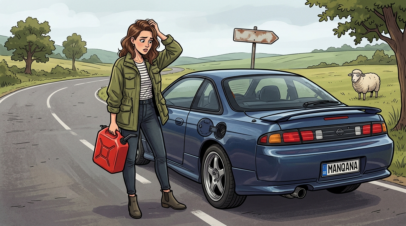 Nissan Silvia. Как слить бензин из бака