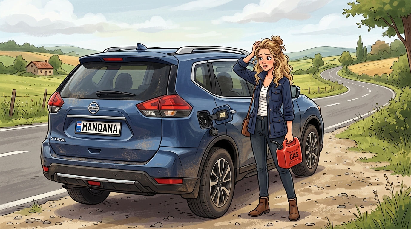 Nissan X-Trail. Как слить бензин из бака