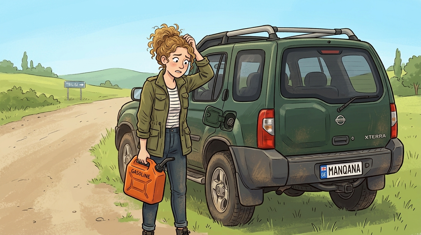 Nissan Xterra. Как слить бензин из бака
