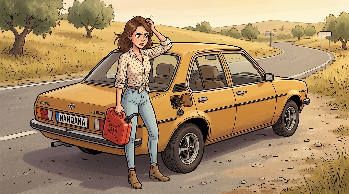 Opel Ascona. Как слить бензин из бака