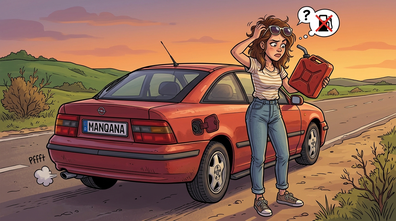 Opel Calibra. Как слить бензин из бака