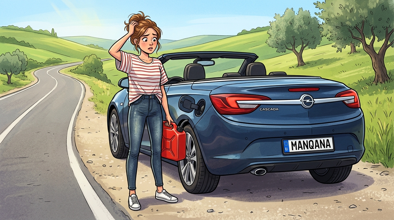 Opel Cascada. Как слить бензин из бака