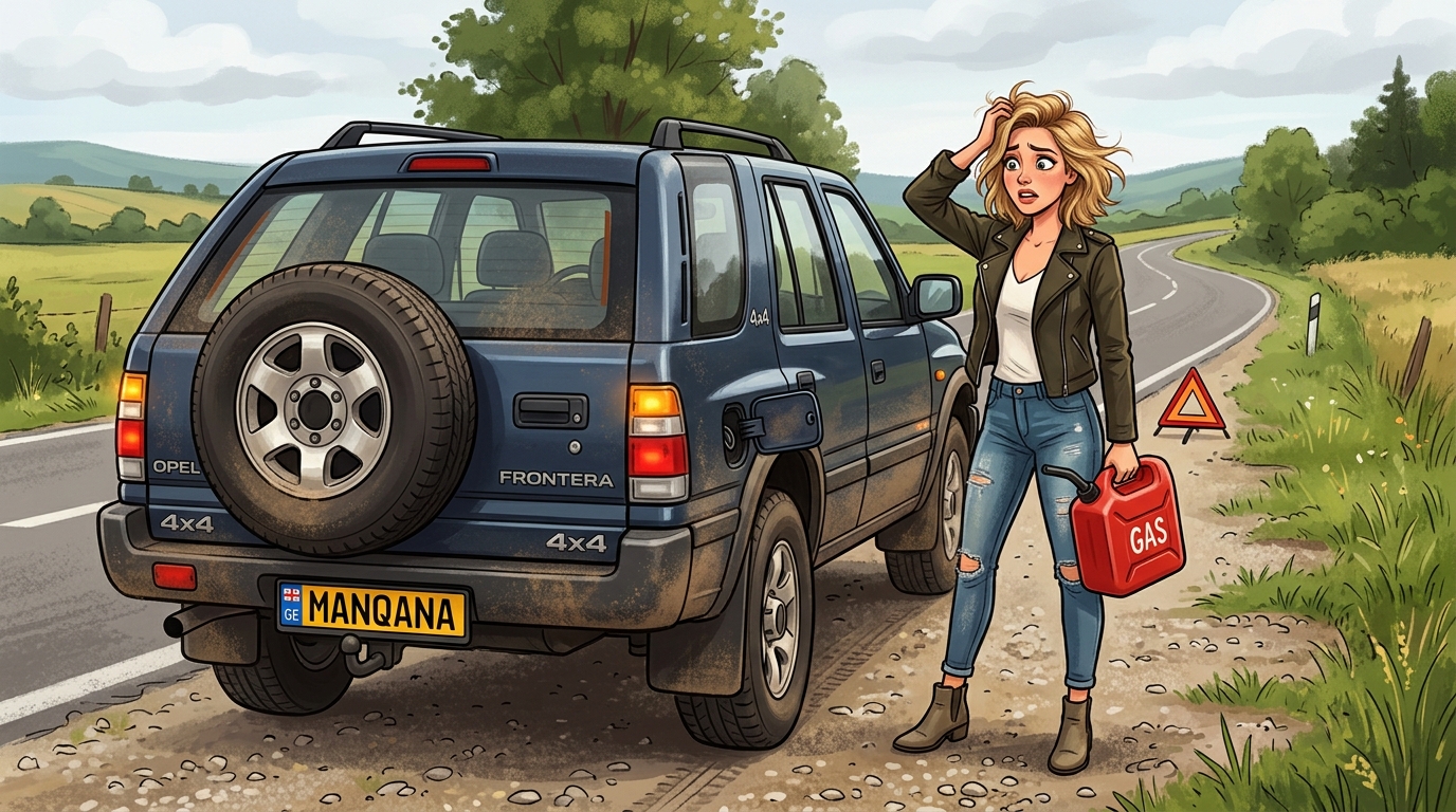 Opel Frontera. Как слить бензин из бака