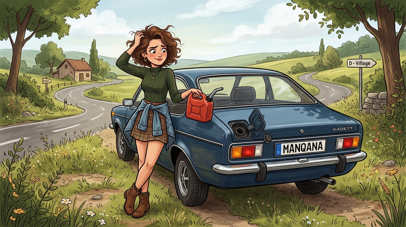 Opel Kadett. Как слить бензин из бака