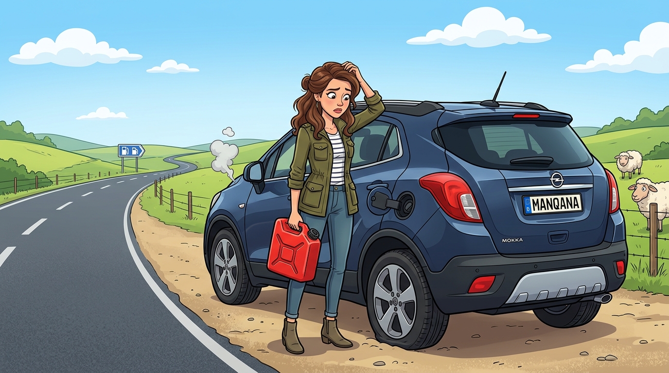 Opel Mokka. Как слить бензин из бака