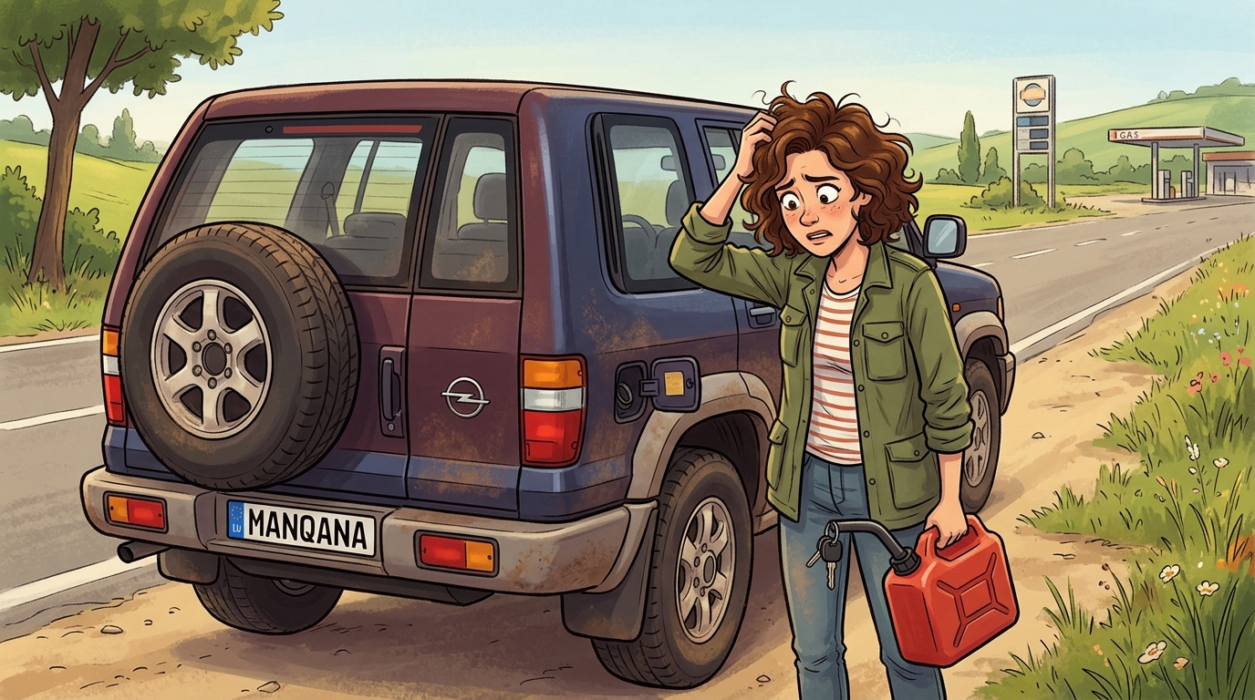 Opel Monterey. Как слить бензин из бака