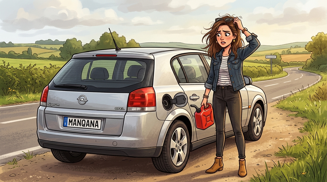 Opel Signum. Как слить бензин из бака
