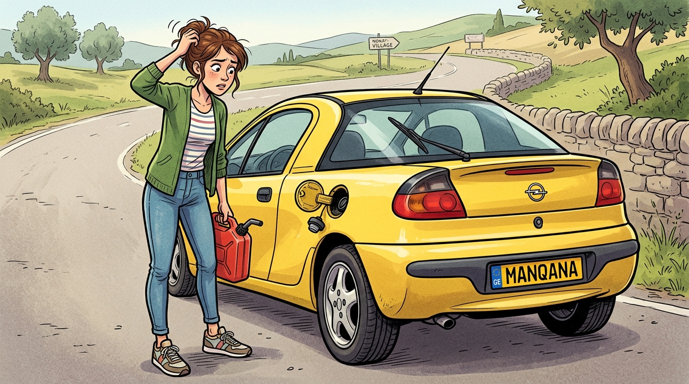 Opel Tigra. Как слить бензин из бака