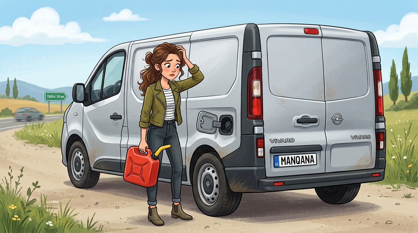 Opel Vivaro. Как слить бензин из бака