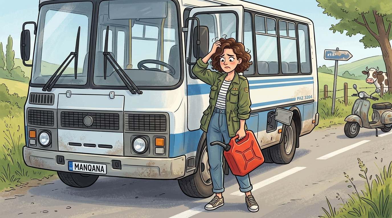 PAZ 3204. Как слить бензин из бака