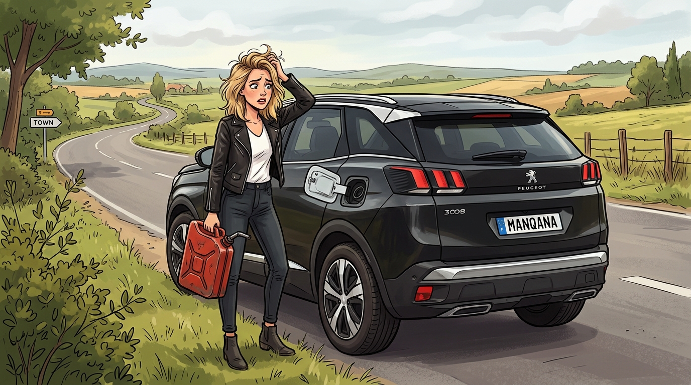 Peugeot 3008. Как слить бензин из бака