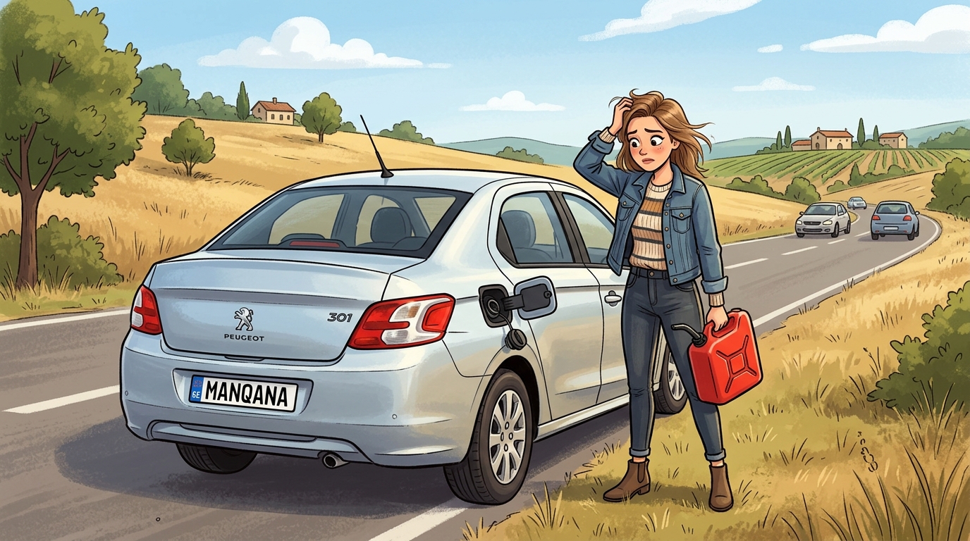 Peugeot 301. Как слить бензин из бака