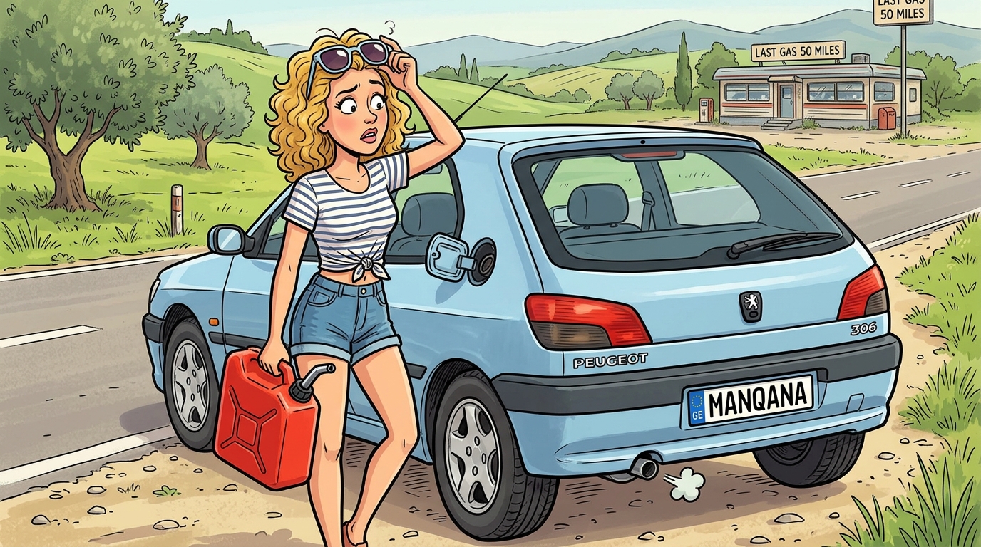 Peugeot 306. Как слить бензин из бака