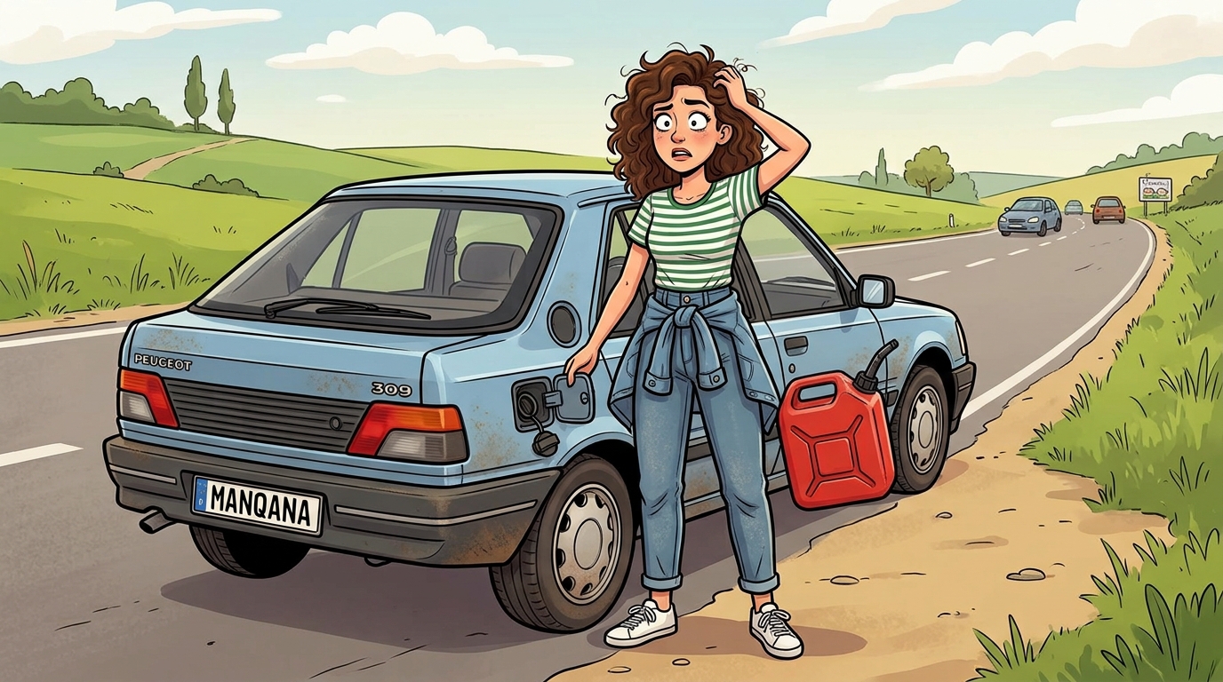 Peugeot 309. Как слить бензин из бака
