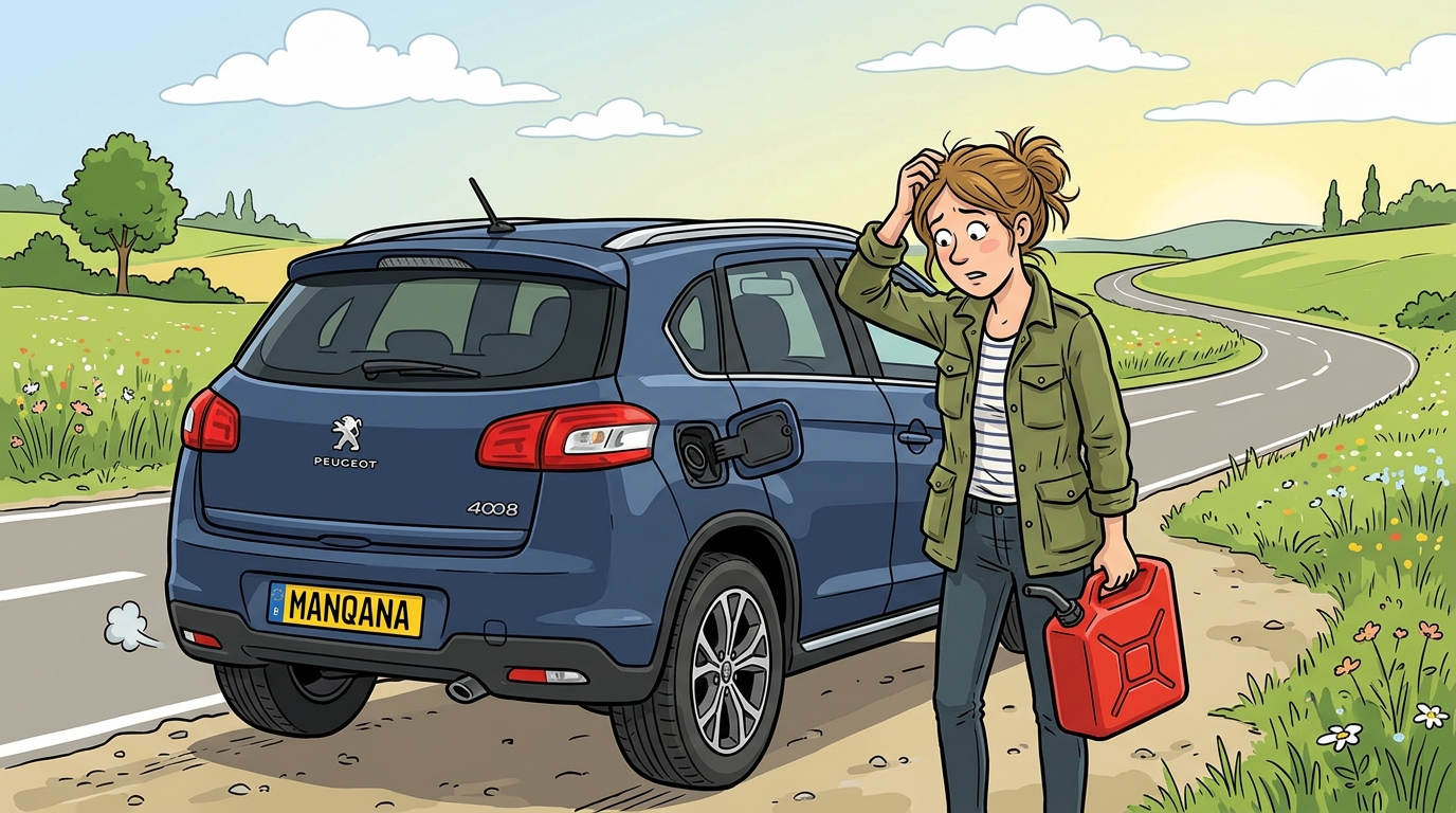 Peugeot 4008. Как слить бензин из бака