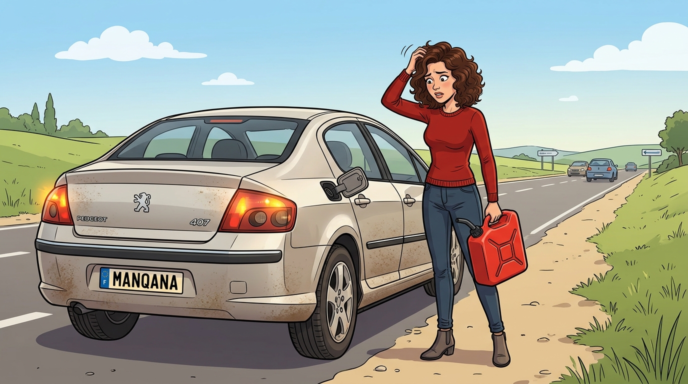 Peugeot 407. Как слить бензин из бака