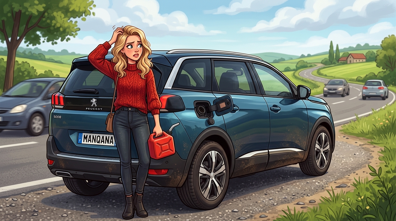 Peugeot 5008. Как слить бензин из бака