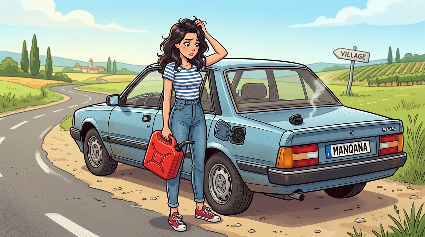Peugeot 504. Как слить бензин из бака