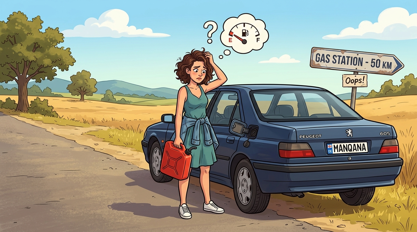 Peugeot 605. Как слить бензин из бака