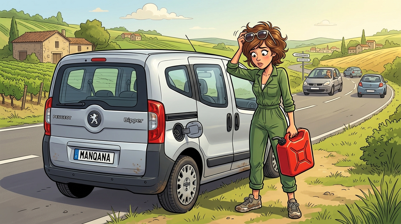 Peugeot Bipper. Как слить бензин из бака