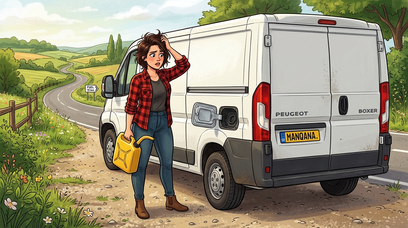 Peugeot Boxer. Как слить бензин из бака