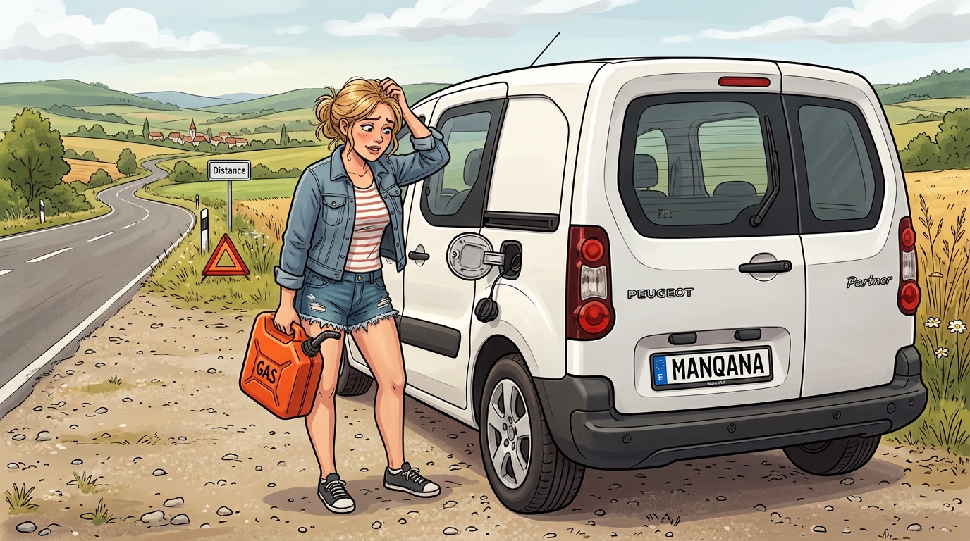 Peugeot Partner. Как слить бензин из бака