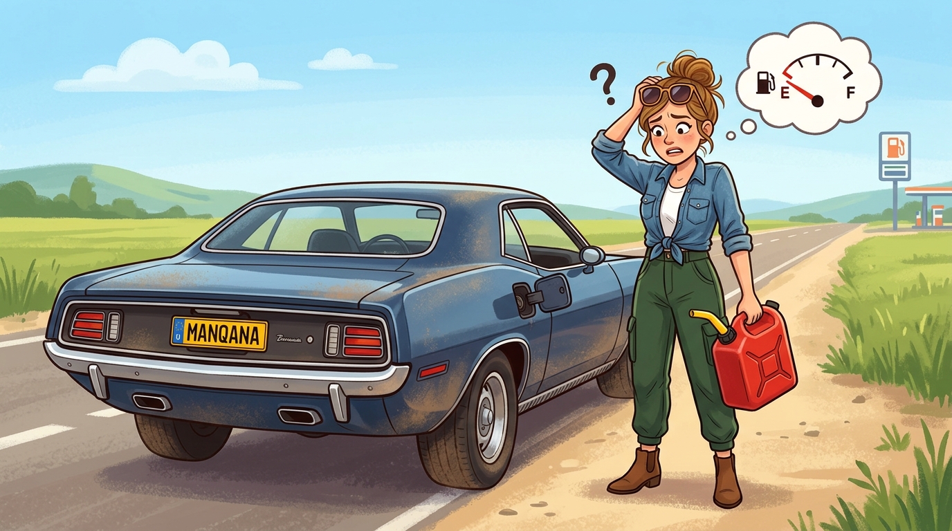 Plymouth Barracuda. Как слить бензин из бака