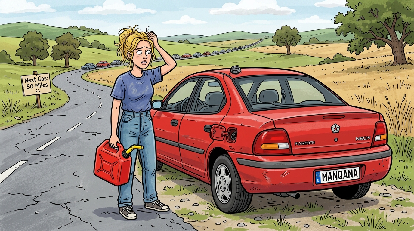 Plymouth Neon. Как слить бензин из бака