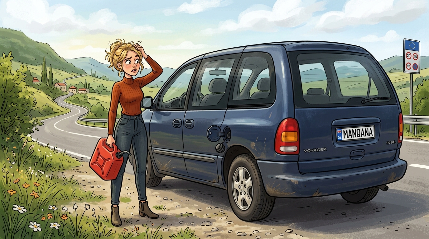 Plymouth Voyager. Как слить бензин из бака