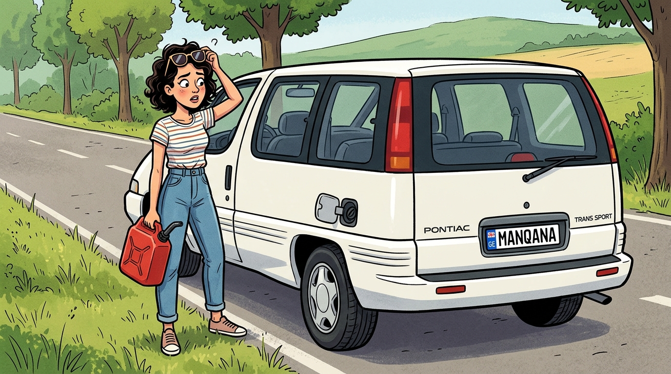 Pontiac Trans Sport. Как слить бензин из бака