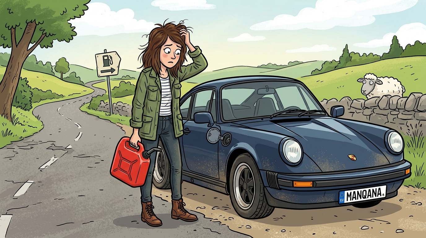 Porsche 911. Как слить бензин из бака