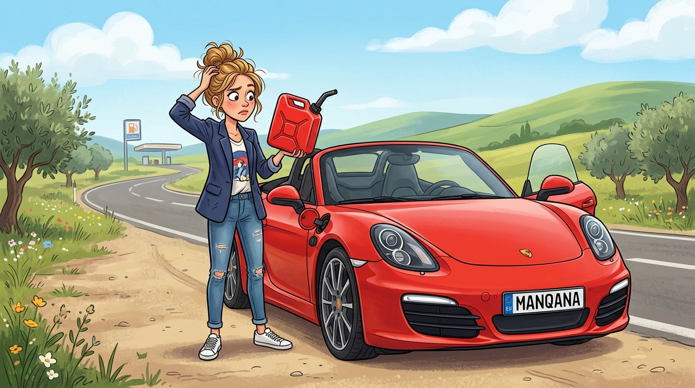 Porsche Boxster. Как слить бензин из бака