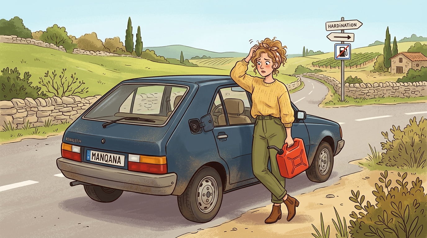 Renault 14. Как слить бензин из бака