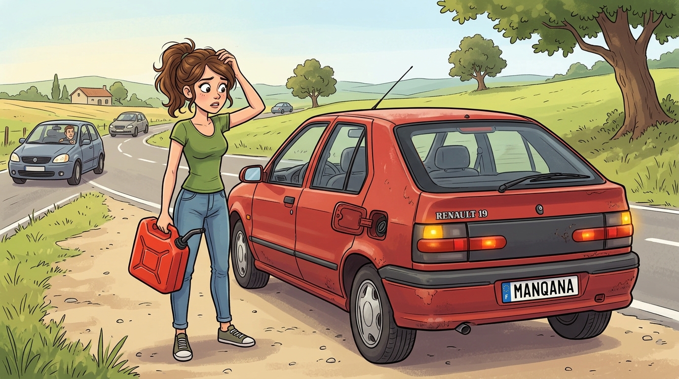 Renault 19. Как слить бензин из бака
