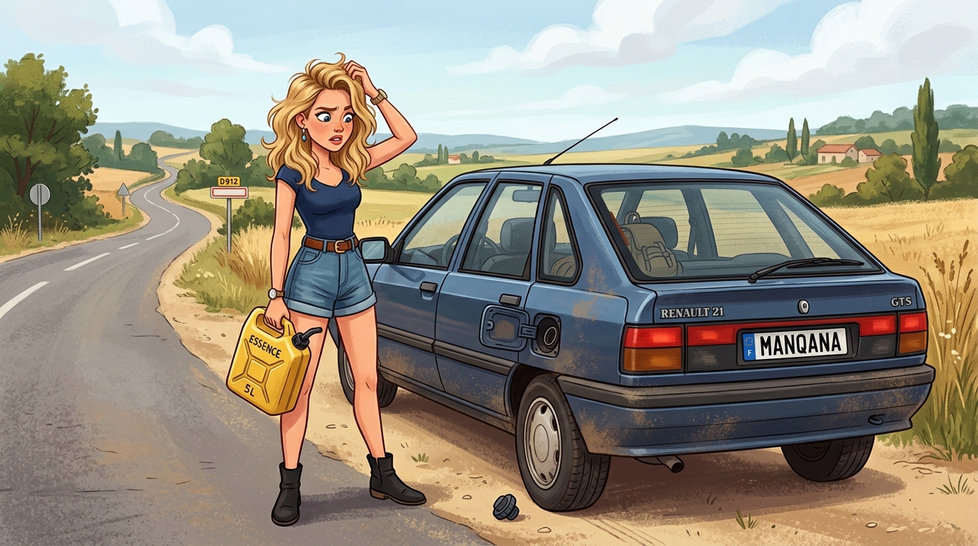 Renault 21. Как слить бензин из бака