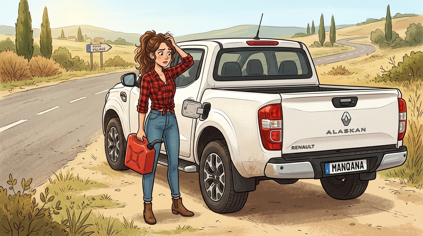 Renault Alaskan. Как слить бензин из бака