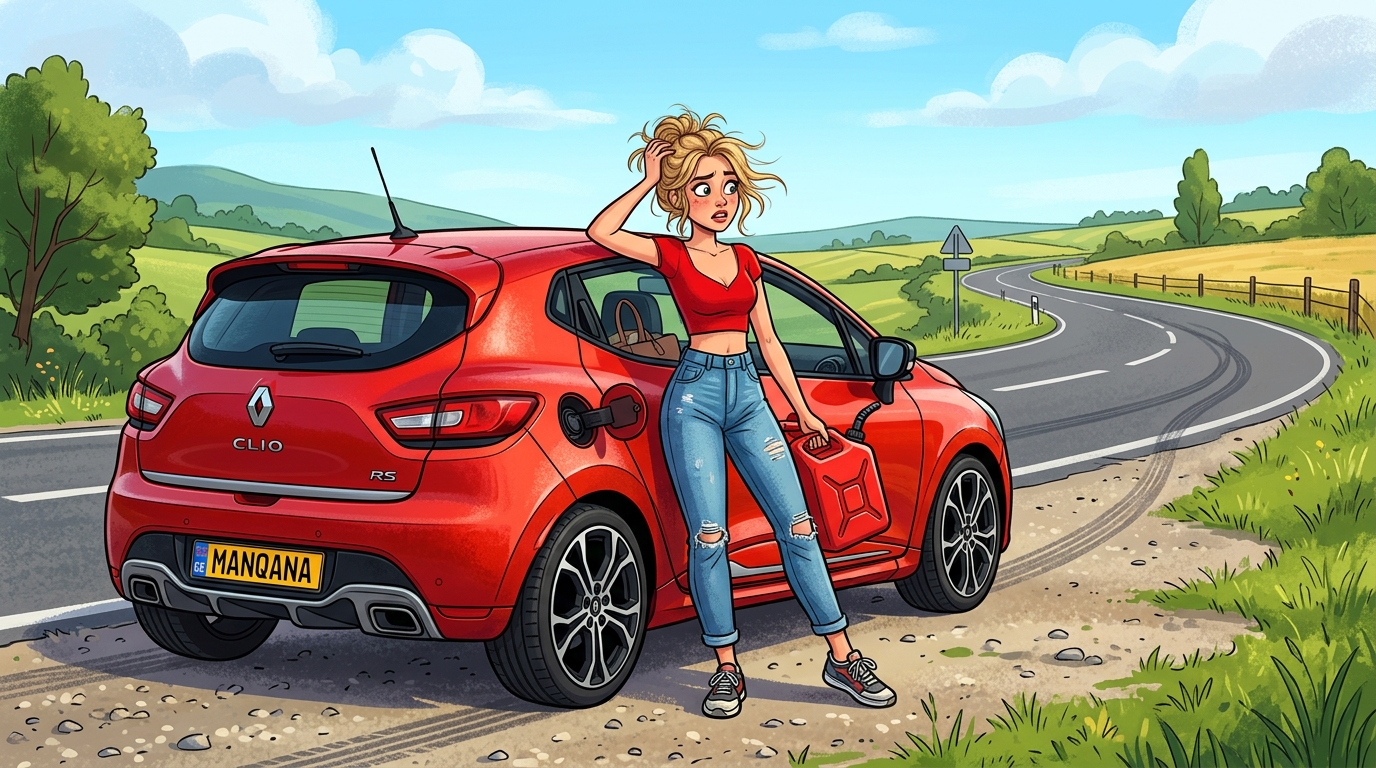 Renault Clio. Как слить бензин из бака