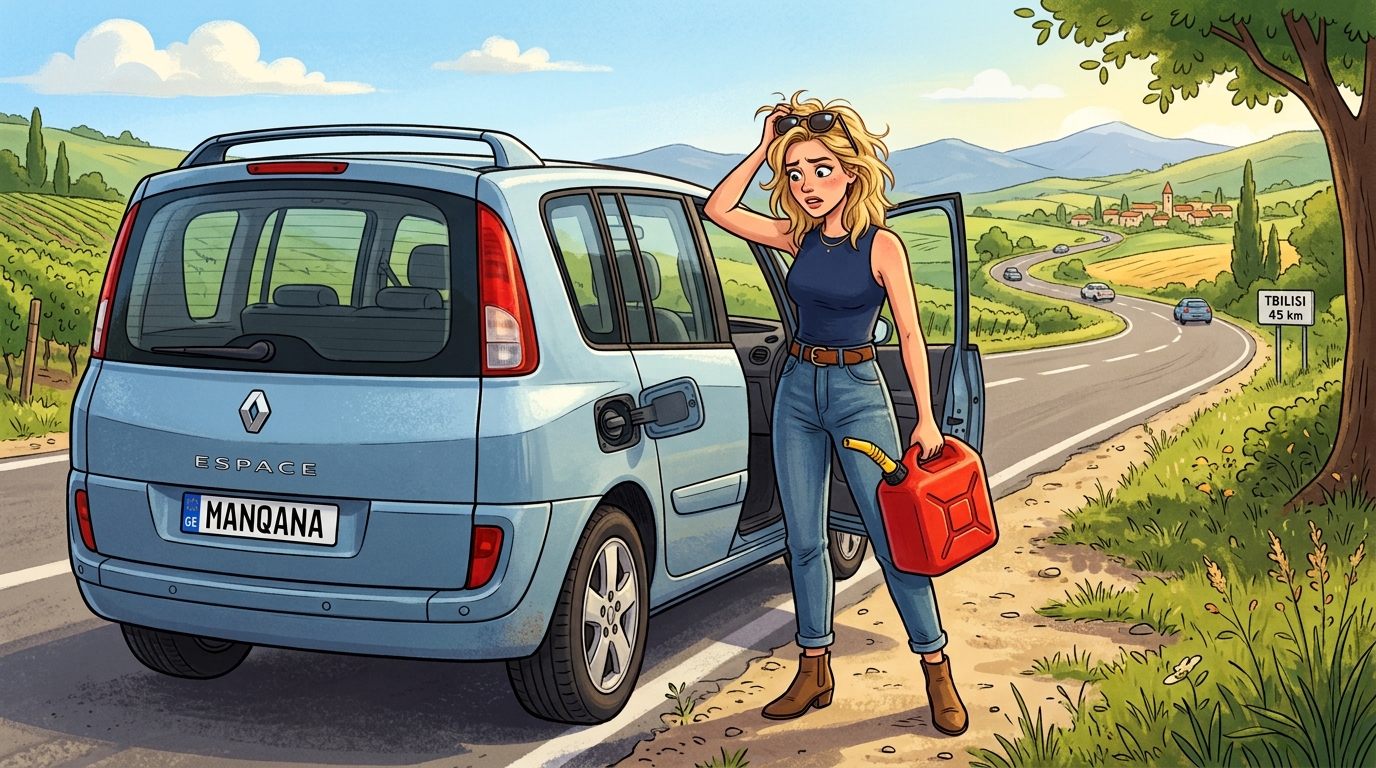 Renault Espace. Как слить бензин из бака