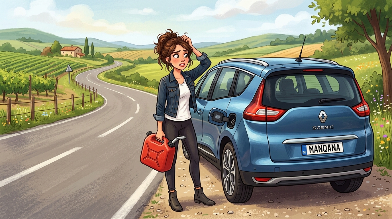 Renault Grand Scenic. Как слить бензин из бака