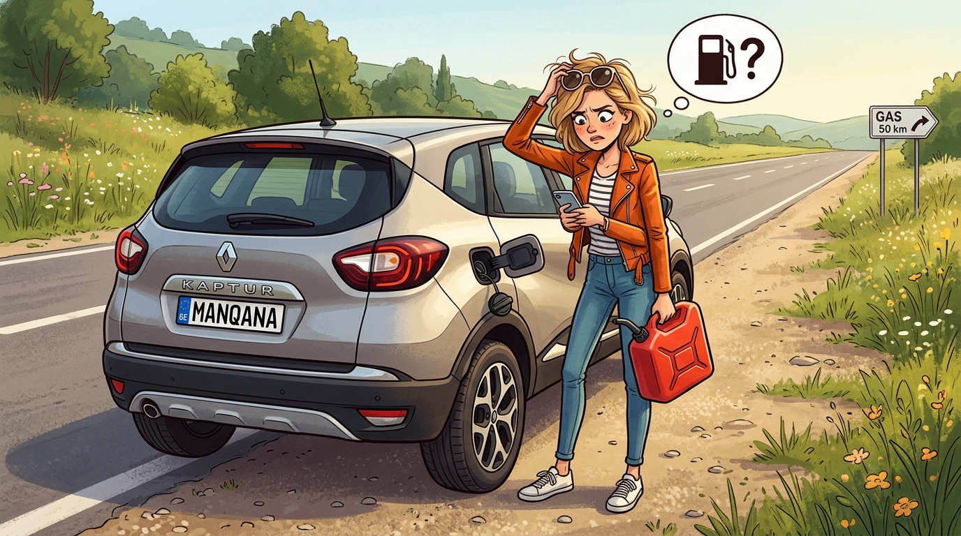 Renault Kaptur. Как слить бензин из бака