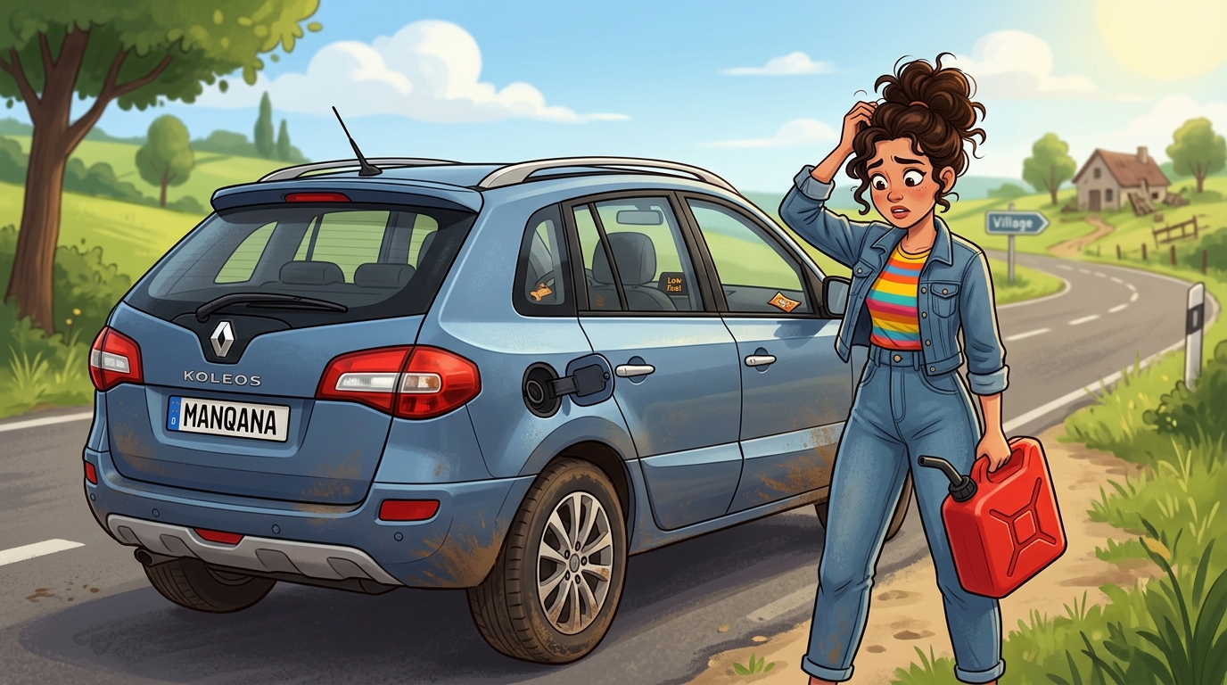 Renault Koleos. Как слить бензин из бака