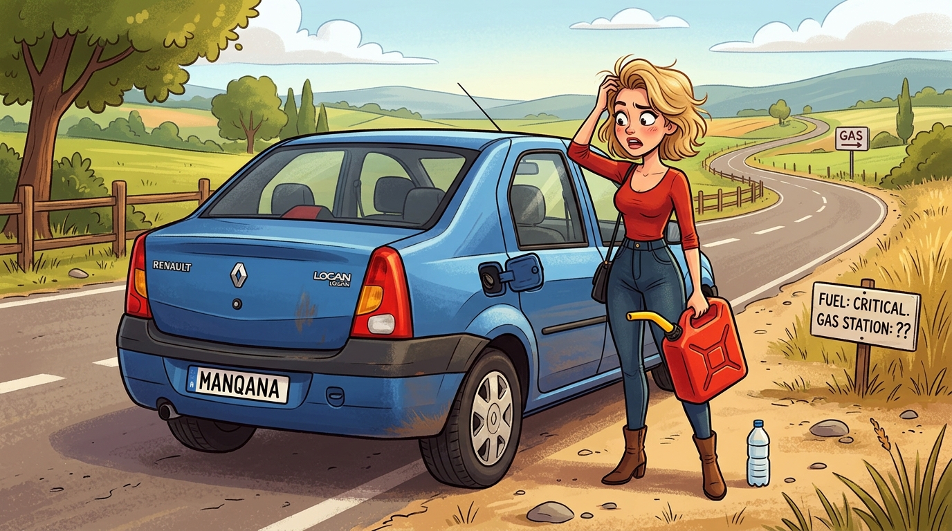 Renault Logan. Как слить бензин из бака