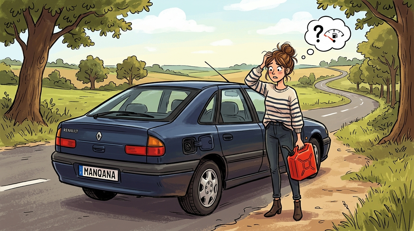 Renault Safrane. Как слить бензин из бака