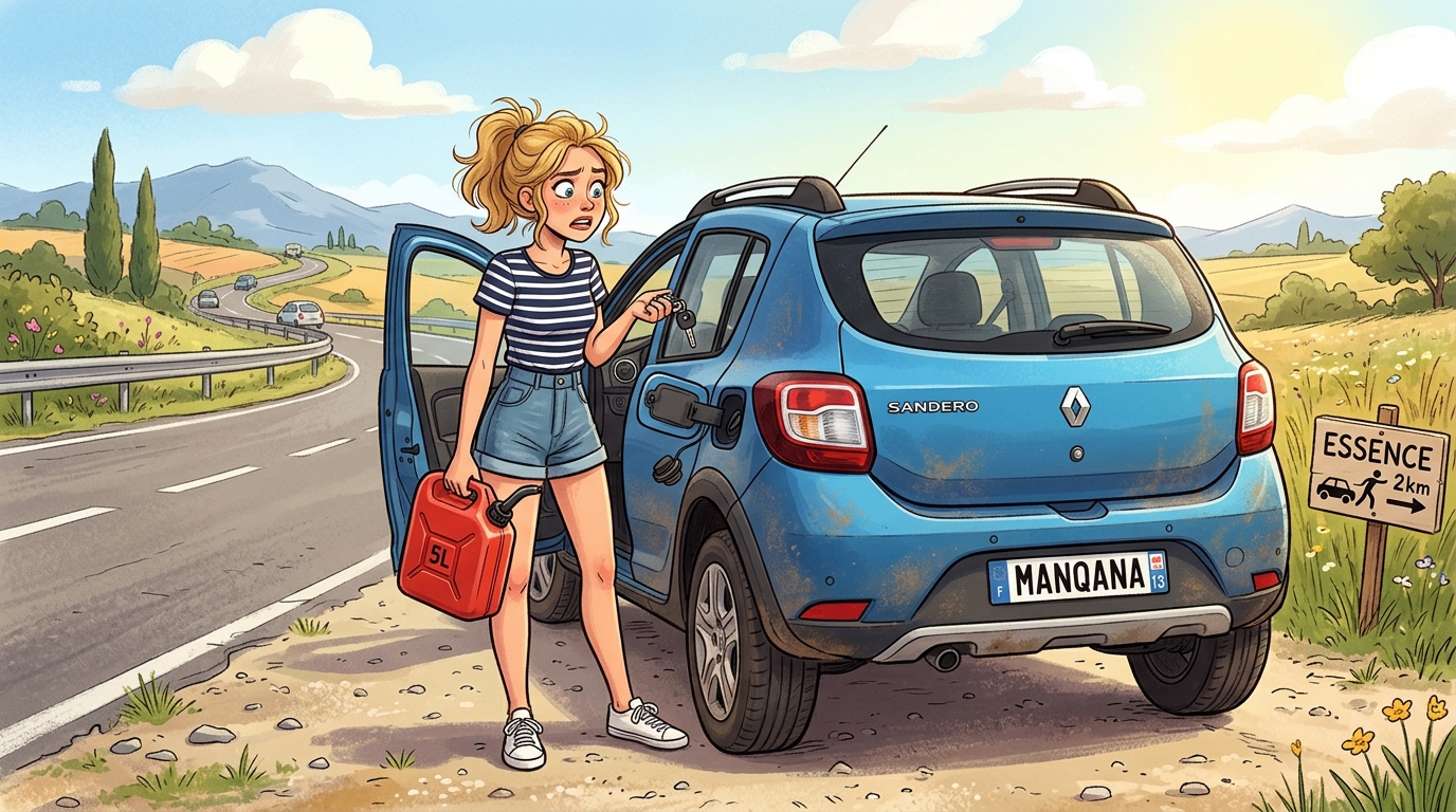 Renault Sandero. Как слить бензин из бака