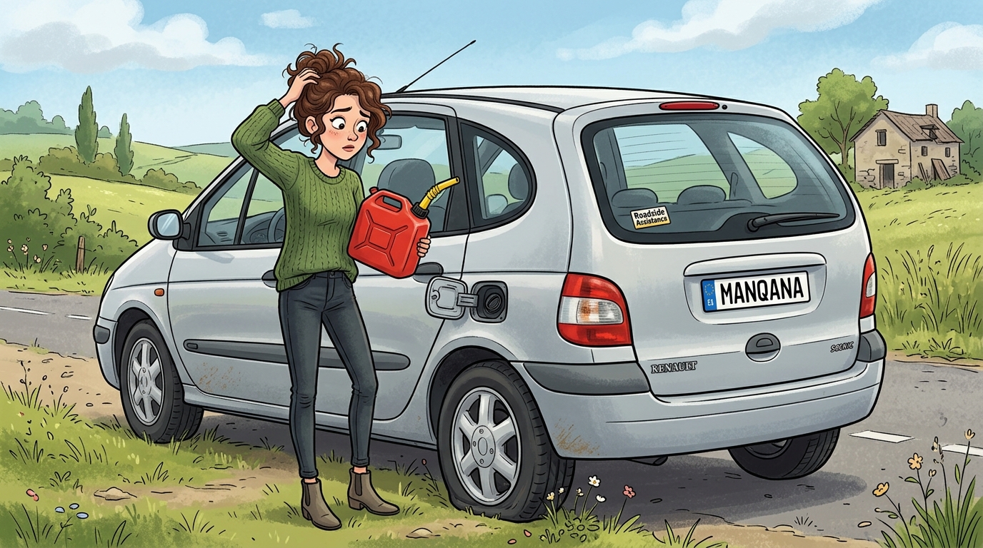 Renault Scenic. Как слить бензин из бака
