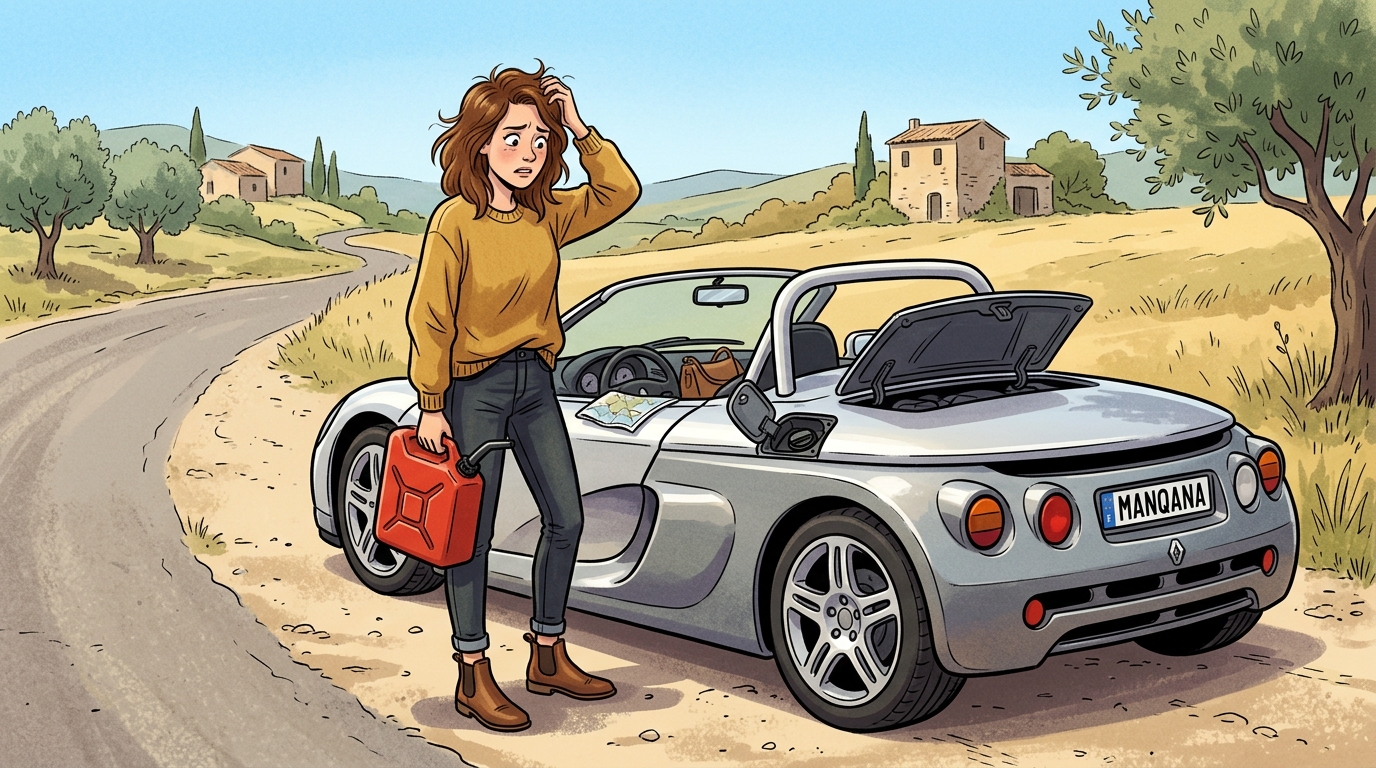 Renault Sport Spider. Как слить бензин из бака