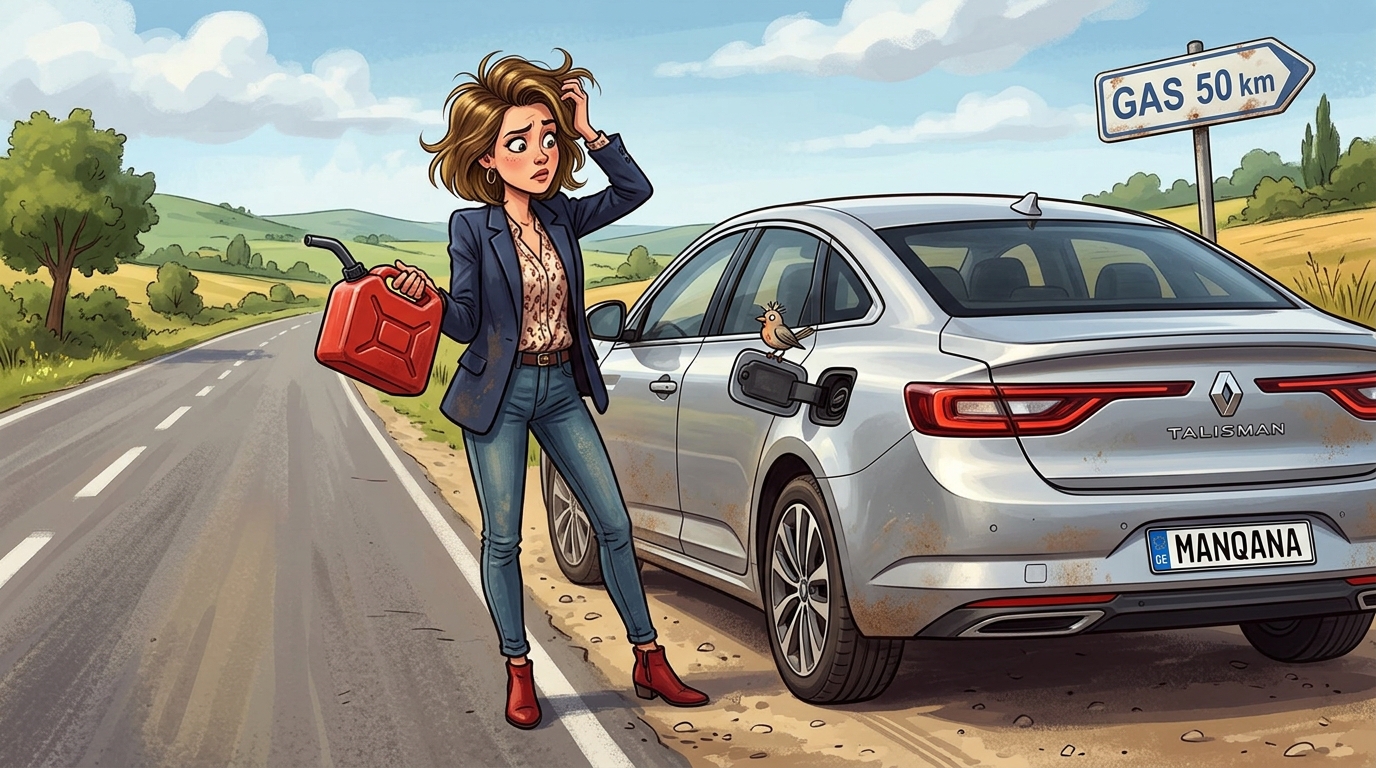 Renault Talisman. Как слить бензин из бака